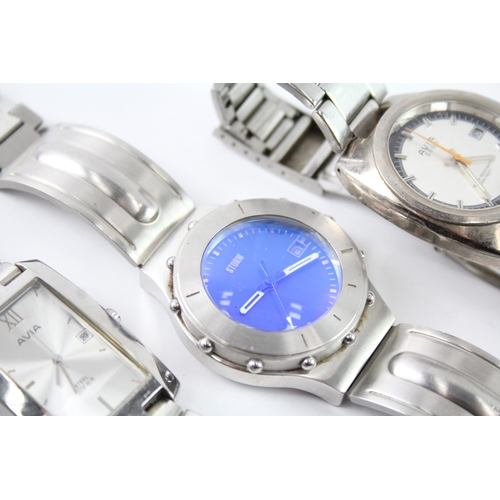 2078 - Six quartz men's wristwatches to include Avia 2000, DKNY etc.