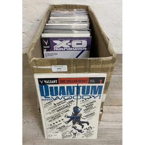 771 - One box containing approx. one hundred and forty Valiant comics includes Bloodshot #1, Predator Vs M... 