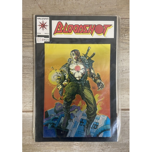 771 - One box containing approx. one hundred and forty Valiant comics includes Bloodshot #1, Predator Vs M... 