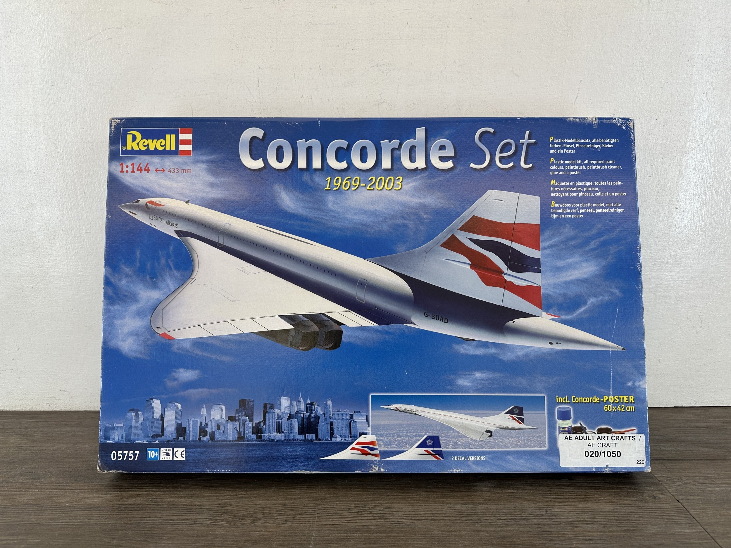 A boxed Revell 1969-2003 Concorde model kit - no. 05757