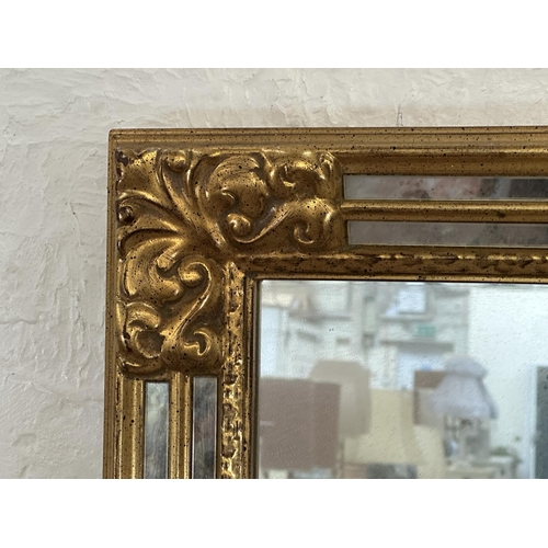 20 - A 19th century style gilt framed wall mirror - approx. 163cm x 63cm