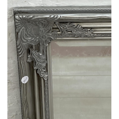 21 - Two 19th century style framed wall mirrors - largest approx. 75cm x 63cm