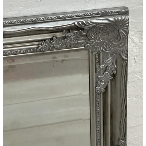 21 - Two 19th century style framed wall mirrors - largest approx. 75cm x 63cm