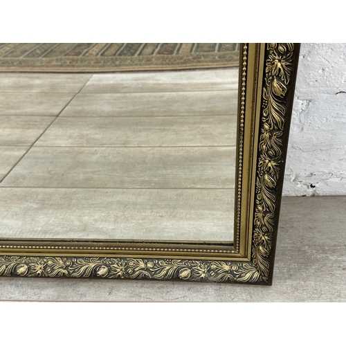 6 - A 19th century style gilt framed wall mirror - approx. 71cm high x 101cm wide