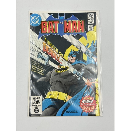 768 - Sixty Eight DC Comics. Batman. Includes (Vol.1) #331 to #352, #353 second appearance of He-Man, #354... 