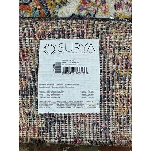 6 - A Surya Elaziz Collection 100% polypropylene pile rug - approx. 170cm x 120cm