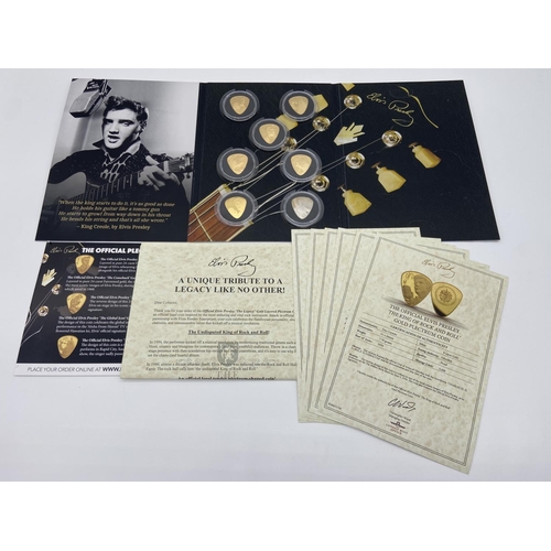2277 - A cased The London Mint Office Elvis Presley The Official Plectrum Coin Collection with certificates... 