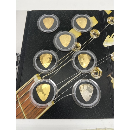 2277 - A cased The London Mint Office Elvis Presley The Official Plectrum Coin Collection with certificates... 