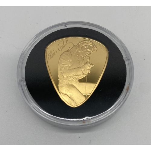 2277 - A cased The London Mint Office Elvis Presley The Official Plectrum Coin Collection with certificates... 