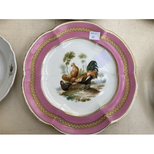 293 - Ten ceramic collector's plates to include Meissen, Limoges, Coalport, Palissy, Villeroy & Boch etc.