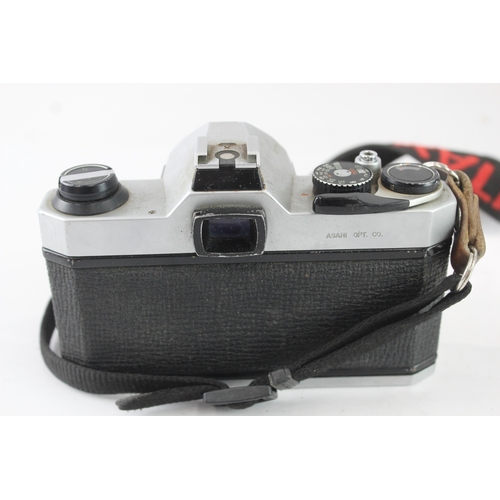 24 - An Asahi Pentax K1000 35mm SLR camera fitted with smc Pentax-M 1:1.7 50mm lens