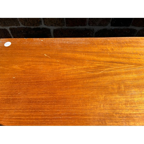 141 - A mid 20th century Meredew teak sideboard - approx. 81m high x 211cm wide x 43cm deep