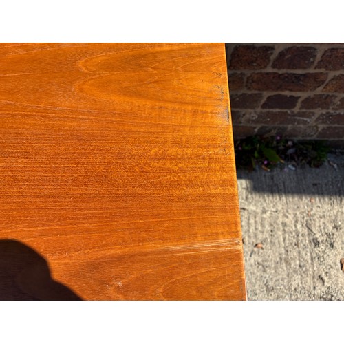 141 - A mid 20th century Meredew teak sideboard - approx. 81m high x 211cm wide x 43cm deep