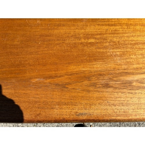 141 - A mid 20th century Meredew teak sideboard - approx. 81m high x 211cm wide x 43cm deep