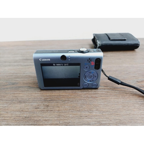 7 - Five Canon IXUS CCD sensor compact digital cameras, one 185 20mp, two 175 20mp, one 150 16mp and one... 