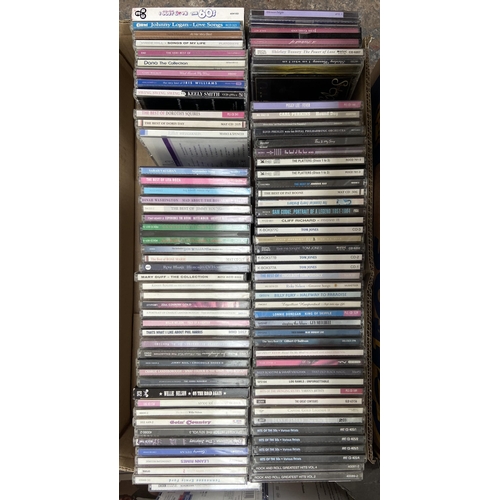 Six boxes containing approx. seven hundred CDs by a wide variety of ...