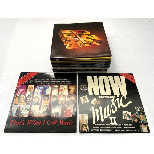 149 - 'Now That's What I Call Music' 12-inch vinyl record collection includes twenty double albums volume ...