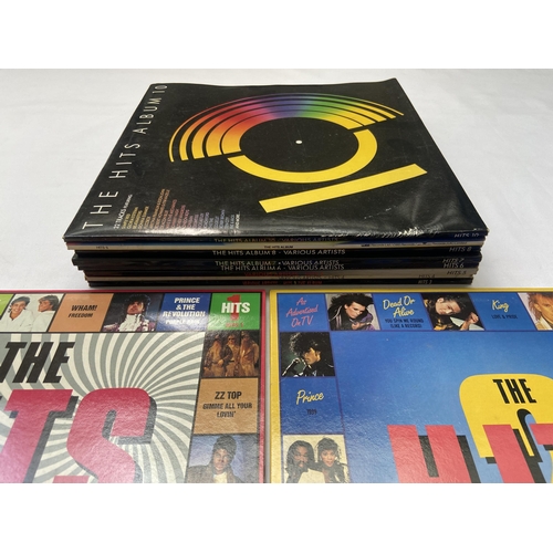 150 - 'The Hits Album' 12-inch vinyl record collection includes ten double albums volume one to volume ten... 