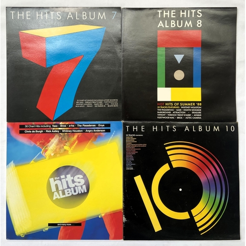 150 - 'The Hits Album' 12-inch vinyl record collection includes ten double albums volume one to volume ten... 