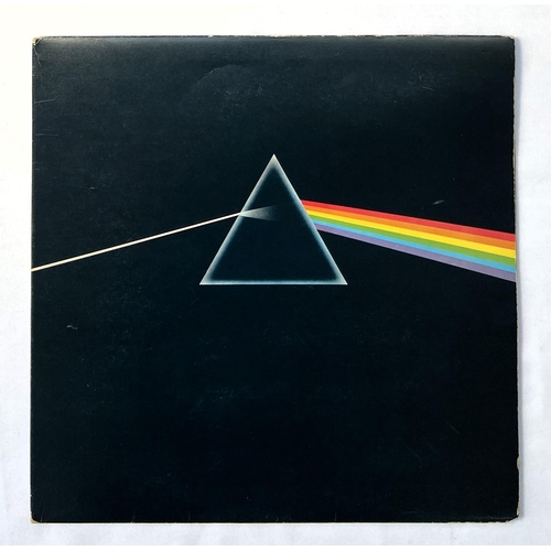 151 - Pink Floyd 'Dark Side Of The Moon' 12-inch vinyl record original first pressing 1973 album solid blu...