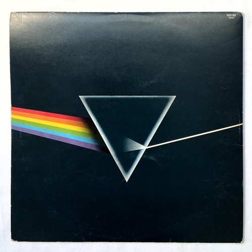 151 - Pink Floyd 'Dark Side Of The Moon' 12-inch vinyl record original first pressing 1973 album solid blu... 