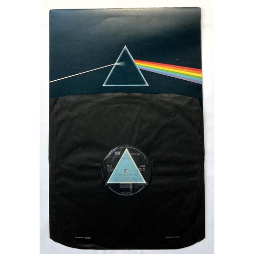 151 - Pink Floyd 'Dark Side Of The Moon' 12-inch vinyl record original first pressing 1973 album solid blu... 