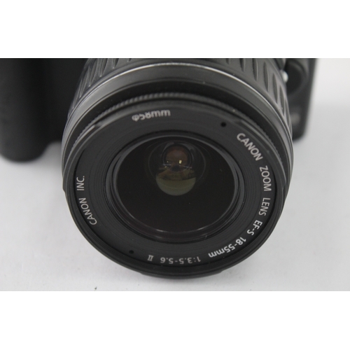 162 - A Canon EOS 1000D 10mp APS-C CMOS sensor DSLR camera fitted with EF-S 1:3.5-5.6 II 18-55mm zoom lens