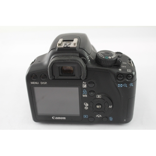 162 - A Canon EOS 1000D 10mp APS-C CMOS sensor DSLR camera fitted with EF-S 1:3.5-5.6 II 18-55mm zoom lens