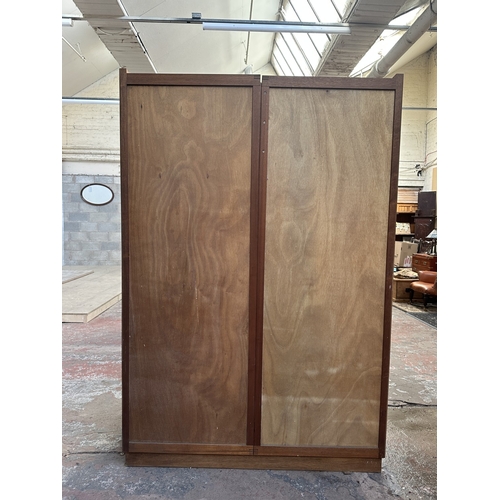 1132 - A mid 20th century Gordon Russell Limited of Broadway Worcester walnut double wardrobe - approx. 181... 