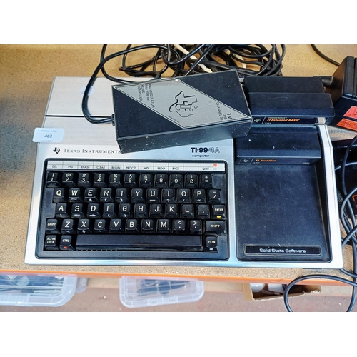 An early 1980s Texas Instruments TI-99/4A 16bit home computer with TI ...