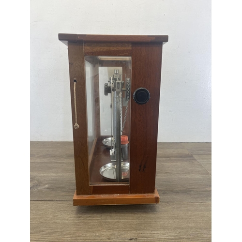 A cased set of mid 20th century Griffin & George Ltd Quickway Chaindial ...