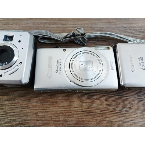 114 - Ten digital cameras to include Canon PowerShot SX10 IS 10mp, Canon PowerShot A620 7.1mp, Canon Power... 