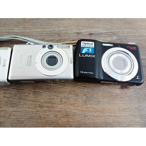114 - Ten digital cameras to include Canon PowerShot SX10 IS 10mp, Canon PowerShot A620 7.1mp, Canon Power... 