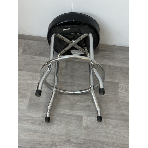 11 - A Gibson guitar swivel stool - approx. 63cm high x 37cm diameter