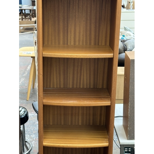 9 - A Nathan Model 6902 teak bookcase - approx. 183cm high x 55cm wide x 34cm deep