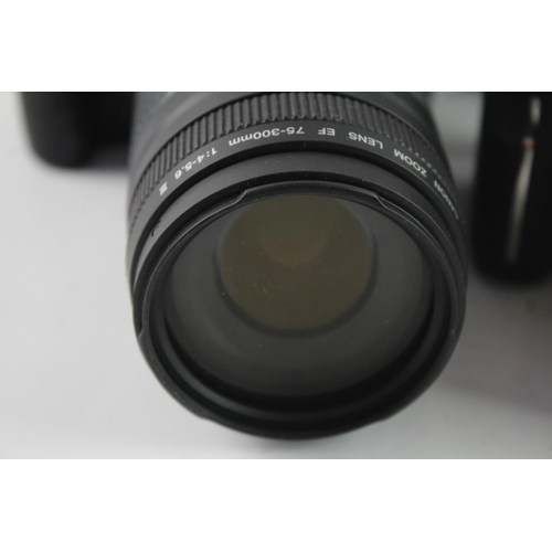 104 - Two digital cameras, one Panasonic Lumix DMC-G2 12.1mp mirrorless fitted with G Vario 1:3.5-5.6 14-4... 