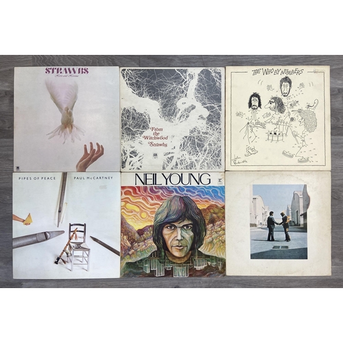1 - Two boxes containing approx. one hundred and forty vinyl records to include The Beatles, The Rolling... 