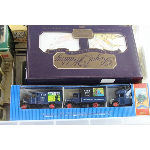 192 - A collection of diecast model vehicles to include Lledo etc.