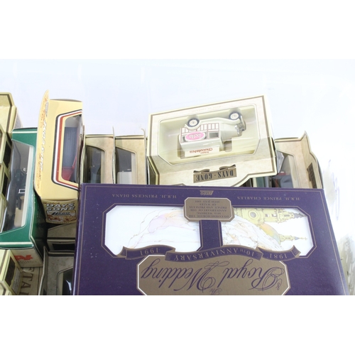 192 - A collection of diecast model vehicles to include Lledo etc.