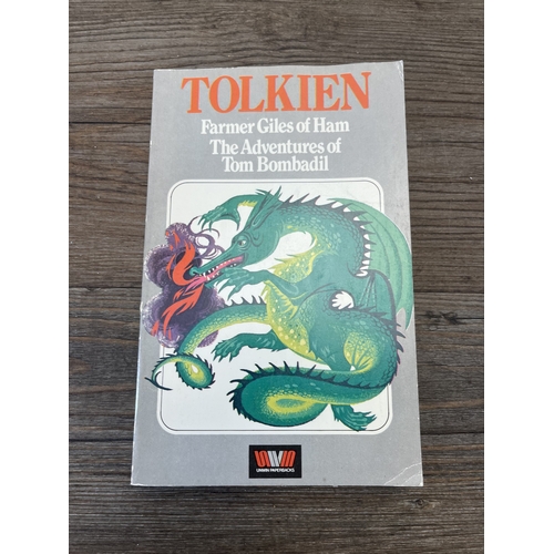 Eight J.R.R. Tolkien hardback and paperback books to include The Lord ...
