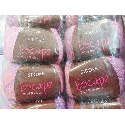 349 - A large quantity of knitting yarn to include Robin Aran 100% acrylic, Sirdar 49% cotton, Sirdar Pano... 