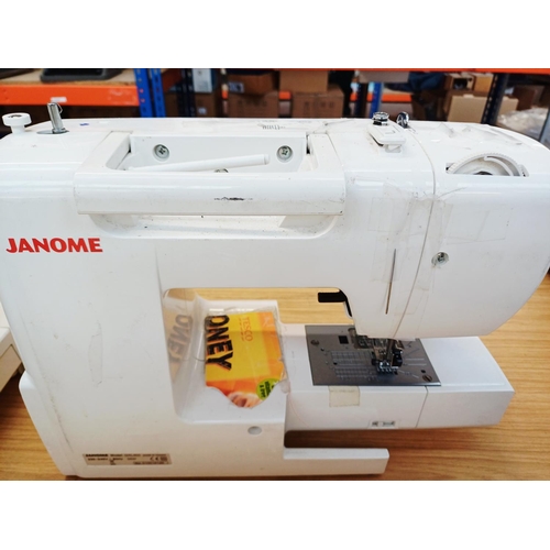 359 - A cased Janome QXL605 electric sewing machine