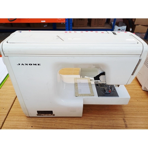 360 - A cased Janome Decor Excel II 5024 electric sewing machine