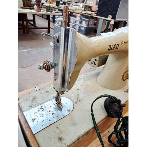 361 - An Alfa Challenge electric sewing machine for spares or repair