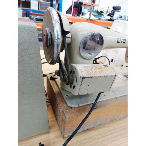 361 - An Alfa Challenge electric sewing machine for spares or repair