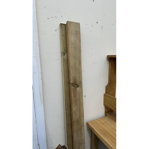 60 - A handmade wooden L shaped home bar with accessories to include drinking glasses, Coors Light drip t... 