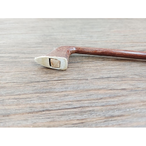 367 - A cased violin with bow