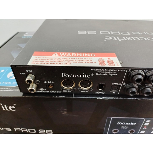 371 - Three boxed items of music technology, one M-Audio Axiom Air 25 premium keyboard controller, one M-A... 