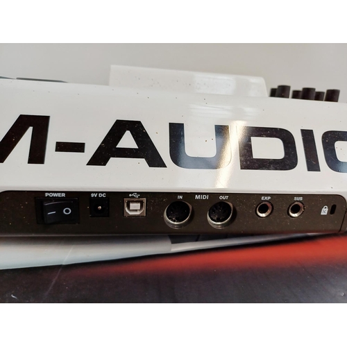 371 - Three boxed items of music technology, one M-Audio Axiom Air 25 premium keyboard controller, one M-A... 