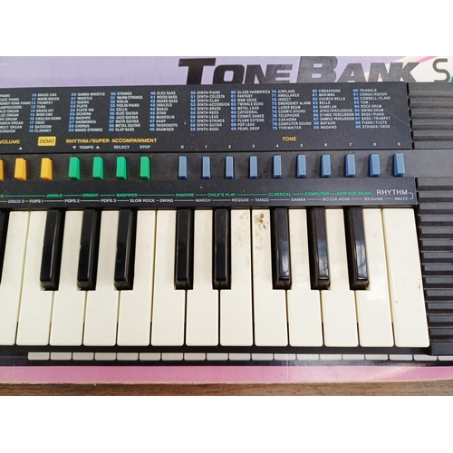 373 - A boxed Casio Tone Bank SA-20 electronic keyboard